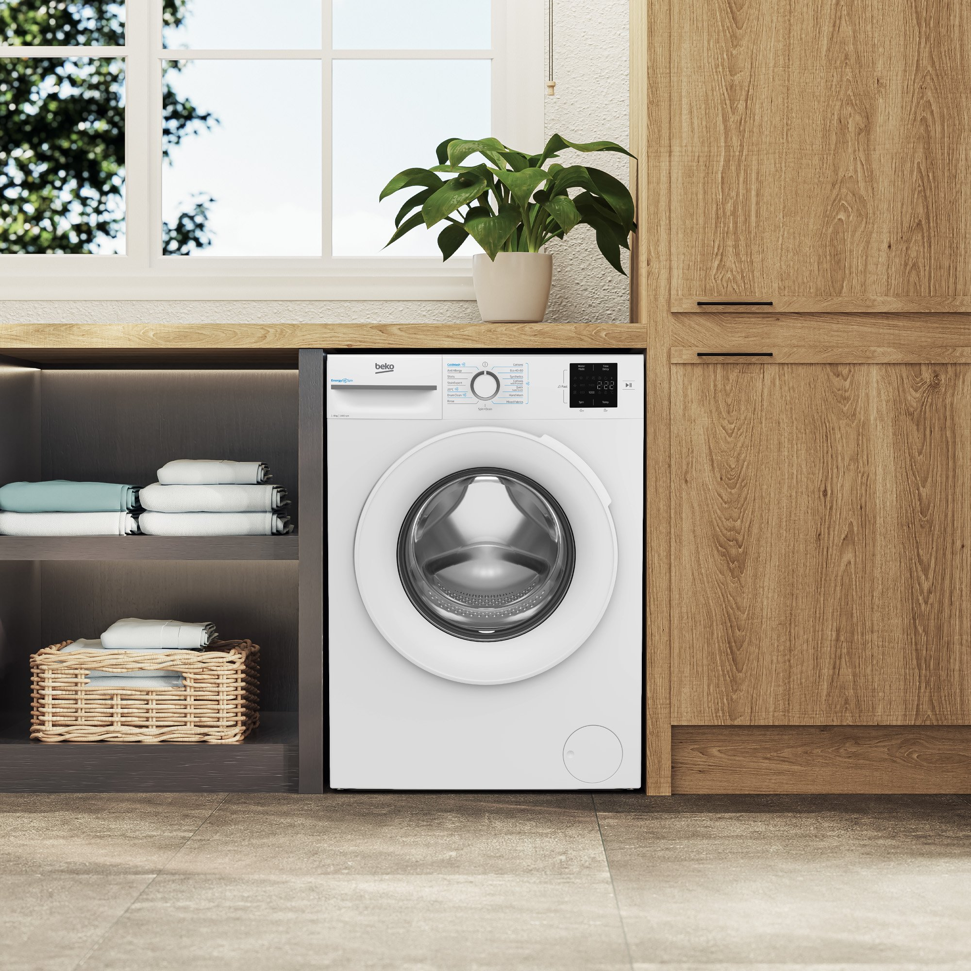 Beko White Bmn3wt3841w 8Kg 1400 Spin Washing Machine - Image 5