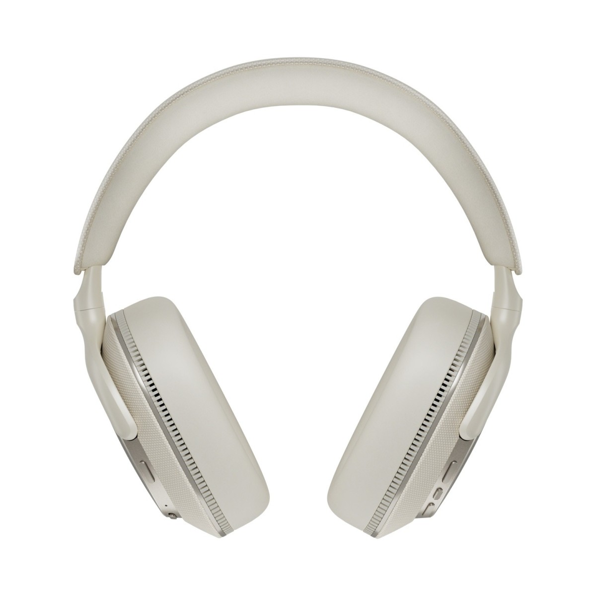 Side view of Bowers + Wilkins PX7 S3 Over-Ear Noise Cancelling Wireless Bluetooth Headphones Canvas white