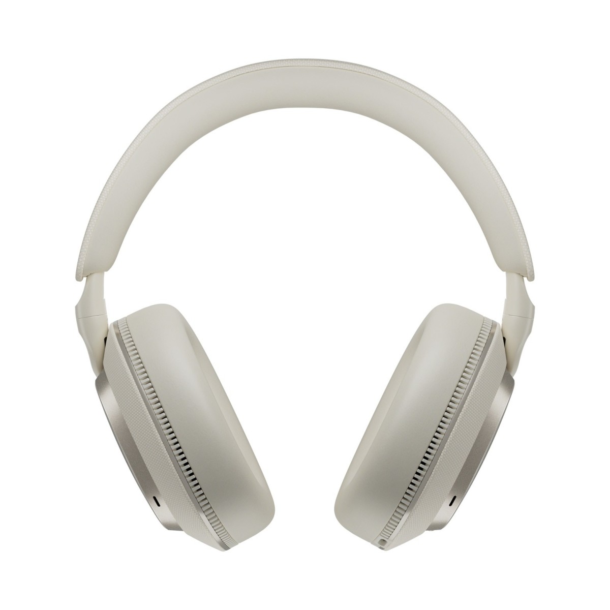 Side view of Bowers + Wilkins PX7 S3 Over-Ear Noise Cancelling Wireless Bluetooth Headphones Canvas white