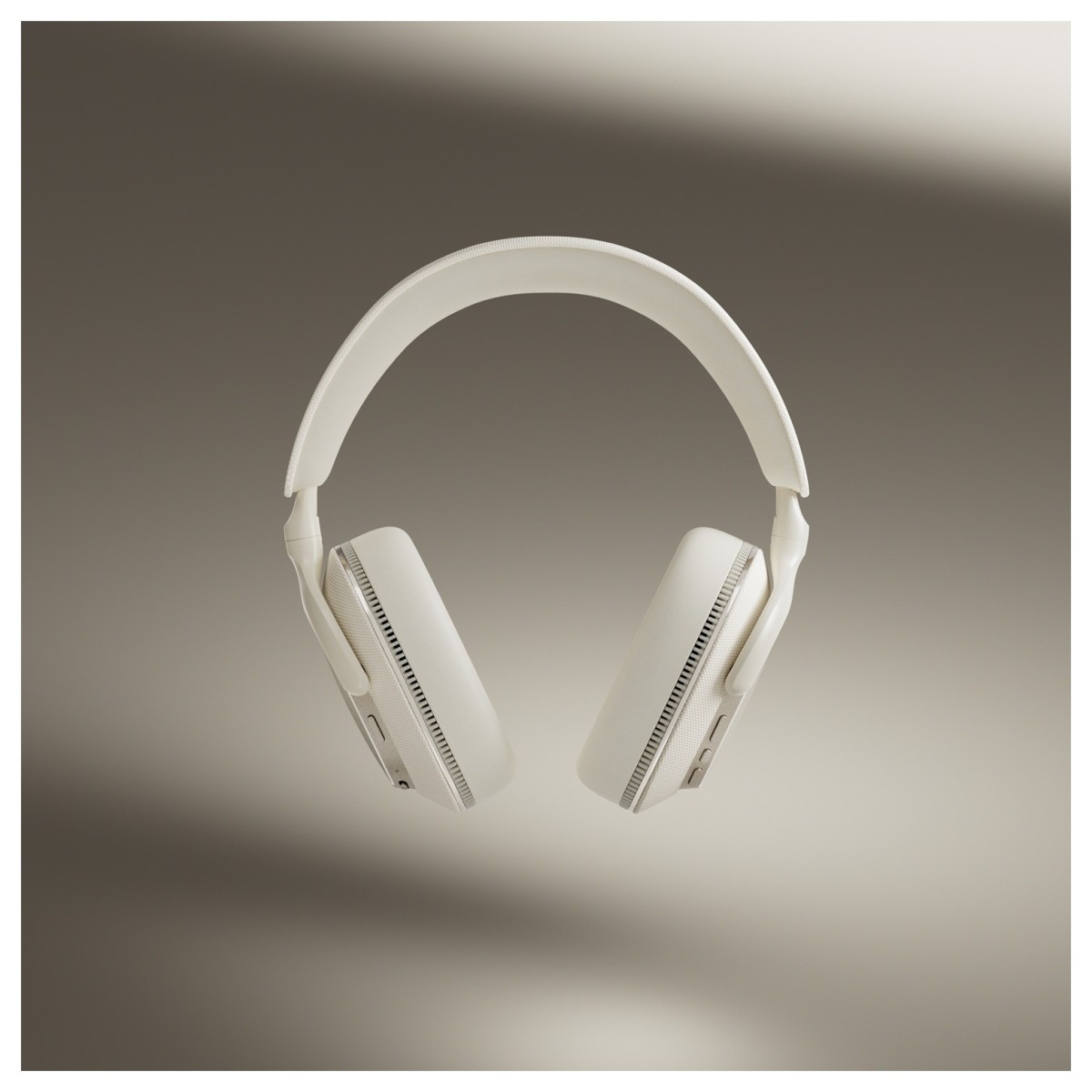 Side view of Bowers + Wilkins PX7 S3 Over-Ear Noise Cancelling Wireless Bluetooth Headphones Canvas white