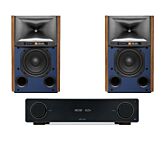 Arcam A15+4309WN Amp With 4309 Speakers Pair Bundle - Walnut