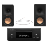 Denon CEOL N12 Hi-Fi System with Klipsch R-60M Speakers Pair Bundle Black