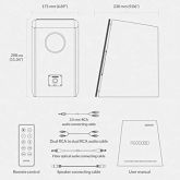 Edifier R2000DB-W 2.0 Speaker System with Bluetooth & Optical Input - Wood