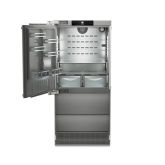 Liebherr ECBNE8871 522L Bio Fresh No Frost Built in Stainless Steel Fridge Freezer