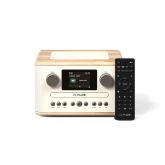 Pure Classic C-D4 The Compact Digital Radio with CD Player, DAB+, FM and Bluetooth Cotton White Oak