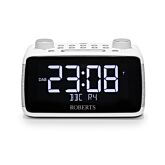 Roberts Ortus 4 Dab+/Fm Bedside Radio W/ Bluetooth White