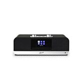 Roberts REVERE100BK DAB+/FM Compact all-in-one sound system with Bluetooth