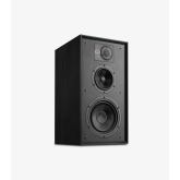 Wharfedale Linton 3 way Heritage Loud Standmount Speakers Black Oak