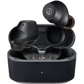 Audio-Technica ATH-CKS30TW+ Noise Cancelling Wireless Earbuds 17.5 hours Playback time in Black