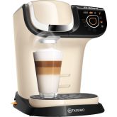 Bosch TAS6507GB Tassimo My Way by Bosch Hot drinks machine with Brita water filtration - Cream