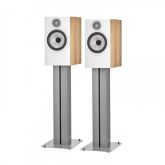 Bowers + Wilkins 606S3OK-FS600S3SV Bookshelf Speakers (Pair) With Stands Oak