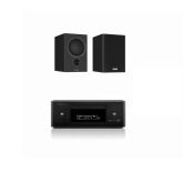 DENON RCDN12BK-QX2MKIILB Ceol Rcdn12 With Qx2 Mkii Speakers Pair Black 