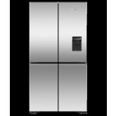 F&P RF605QNUVX1 90.5cm Quad Door Frost Free Fridge Freezer - Stainless Steel