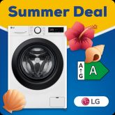 LG F4Y510WBLN1 10kg 1400 Spin Washing Machine - White