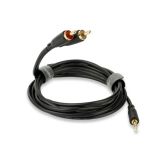 QED QE8111 Connect 3.5mm Jack to Phono Cable 0.75 Meter