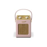 Roberts Revival Mini Dab Dab+ Fm RDS Digital Radio In Dusky Pink Open Box Clearance