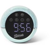 Roberts ZENDE FM Alarm Clock Radio with 13 natural sounds in Duck Egg Blue