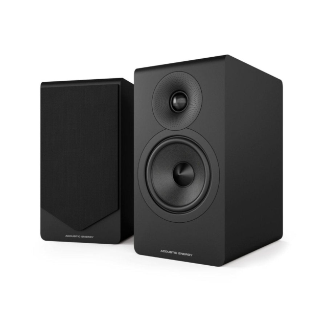 Acoustic Energy AE300 MK2 Standmount Bookshelf Speakers (Pair) in Matt Black