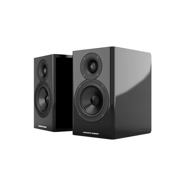Acoustic Energy AE500 Standmount Loudspeakers (Pair) in Piano Gloss Black