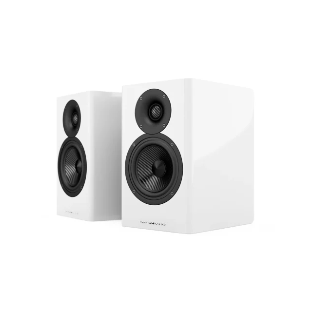 Acoustic Energy AE500 Standmount Loudspeakers (Pair) in Piano Gloss White