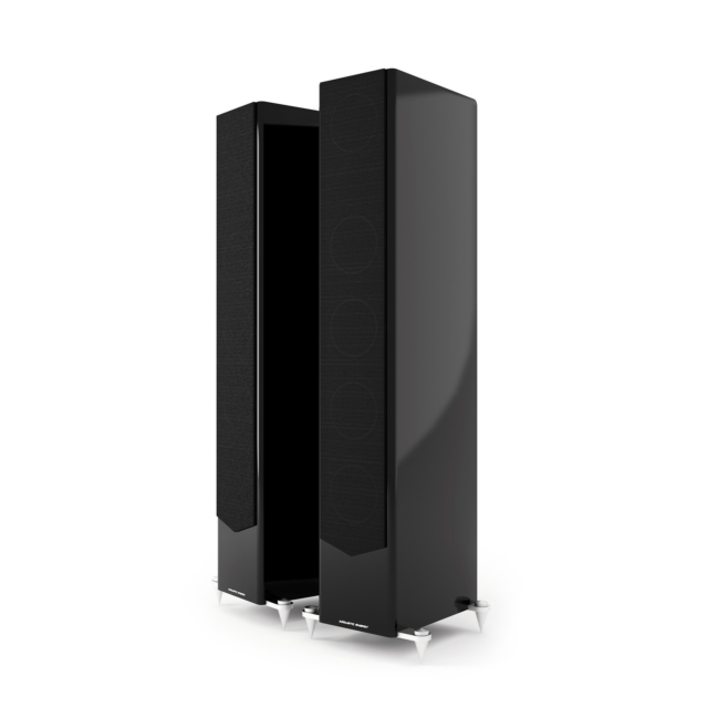 Acoustic Energy AE520 Floorstanding Loudspeakers Pair in Piano Gloss Black