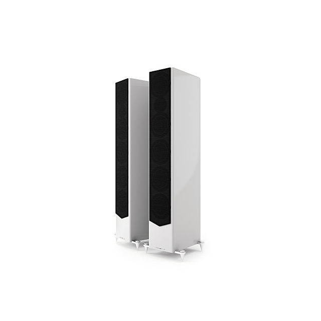 Acoustic Energy AE520 Floorstanding Loudspeakers Pair in Piano Gloss White