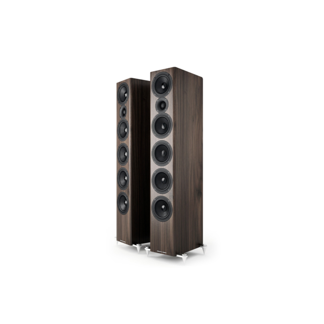 Acoustic Energy AE520 Floorstanding Speakers Pair in Walnut Wood Veneer