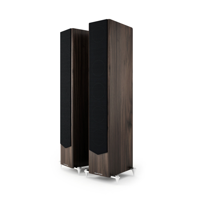 Acoustic Energy AE520 Floorstanding Speakers Pair in Walnut Wood Veneer