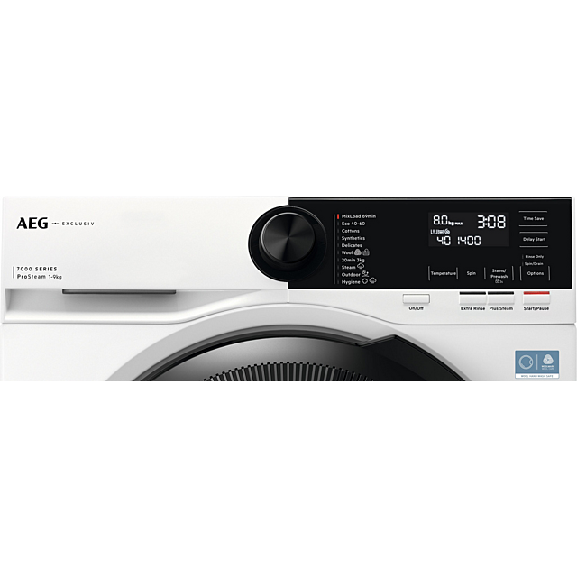 AEG LFSR72944B 9kg 1400 Spin Washing Machine White