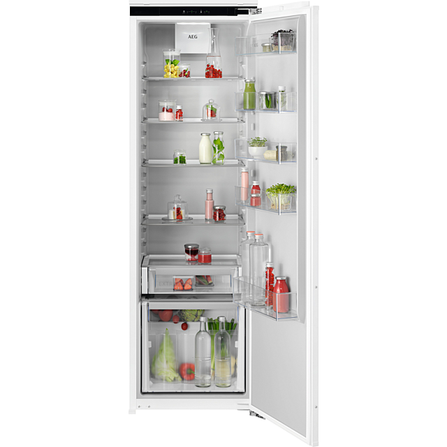 AEG NSK6D181EC Integrated Larder Fridge with Fixed Hinge