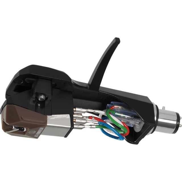 Audio Technica AT-VM95SH/H VM95 Series Shibata Stereo Cartridge on AT-HS6 Headshell 