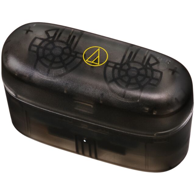 Audio Technica ATH-CKS30TW+ Noise Cancelling Wireless Earbuds17.5 hours Playback Time in Translucent Black