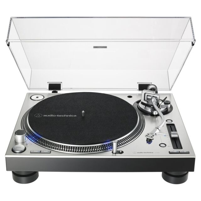 Audio-Technica AT-LP140XPSVEUK Direct Drive Professional DJ Turntable in Silver