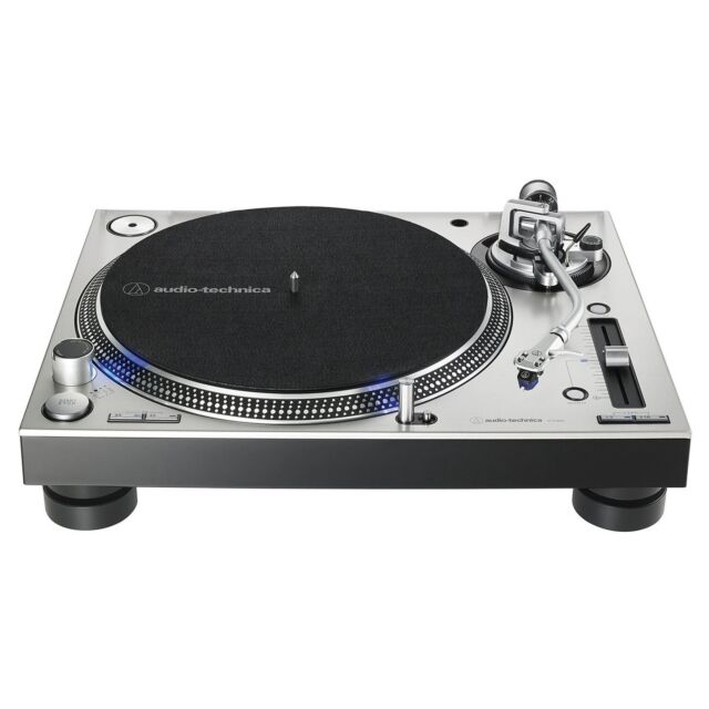 Audio-Technica AT-LP140XPSVEUK Direct Drive Professional DJ Turntable in Silver