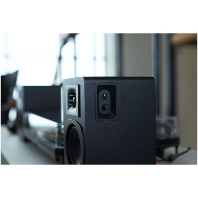 Audio-Technica AT-SP3X Bluetooth Powered Bookshelf Speakers Black