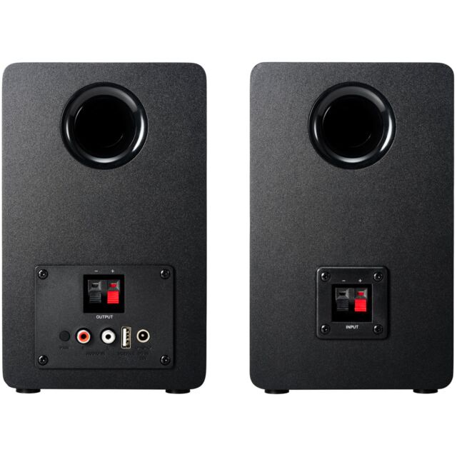 Audio-Technica AT-SP3X Bluetooth Powered Bookshelf Speakers Black