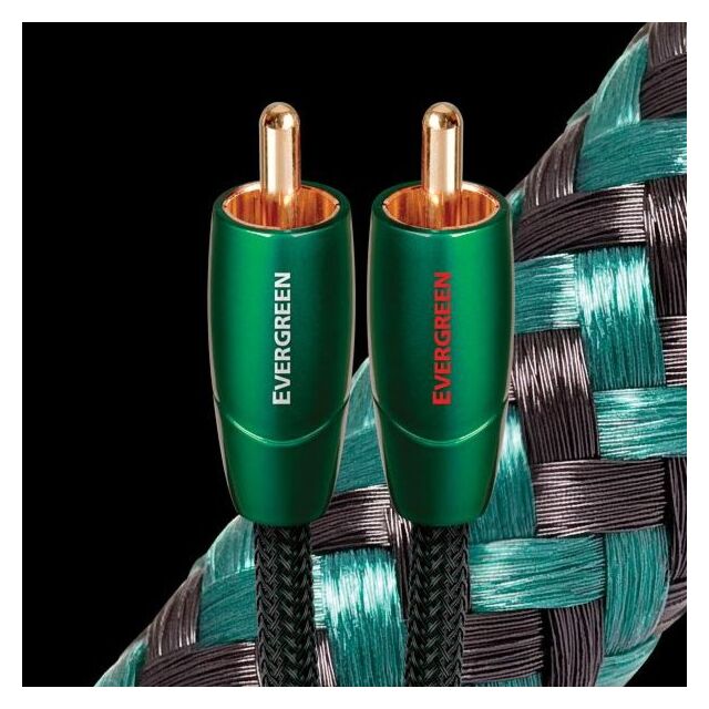 Audioquest EVERG01R Evergreen RCA To RCA Analog Audio Cable - 1m