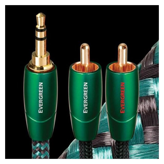 Audioquest EVERG03MR Evergreen 3.5mm To RCA Analog Audio Cable - 3m