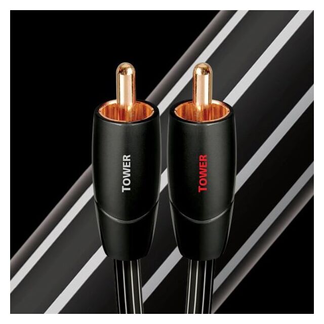 Audioquest TOWER03R Tower RCA To RCA Analog Audio Cable - 3m