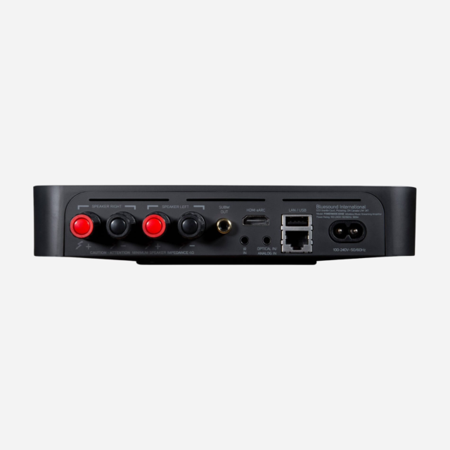 Bluesound Powernode Edge
Bluesound Powernode Edge Compact Wireless Music Streaming Amplifier Black