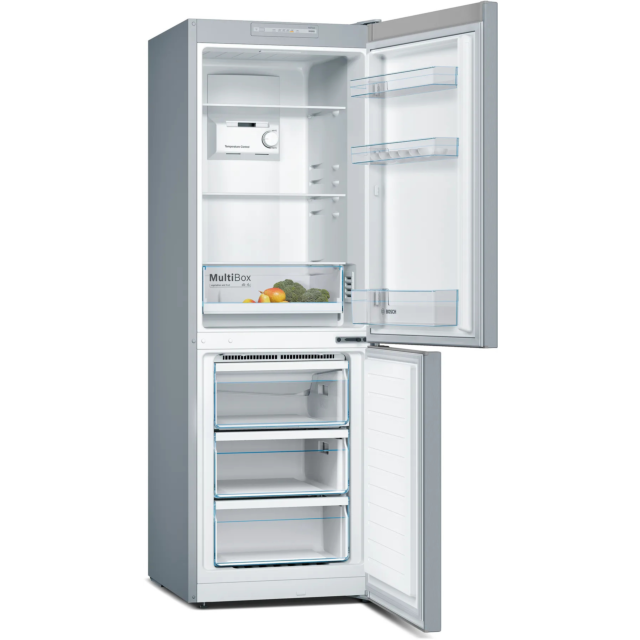 Bosch KGN33NLEBG 60cm No Frost Stainless Steel Fridge