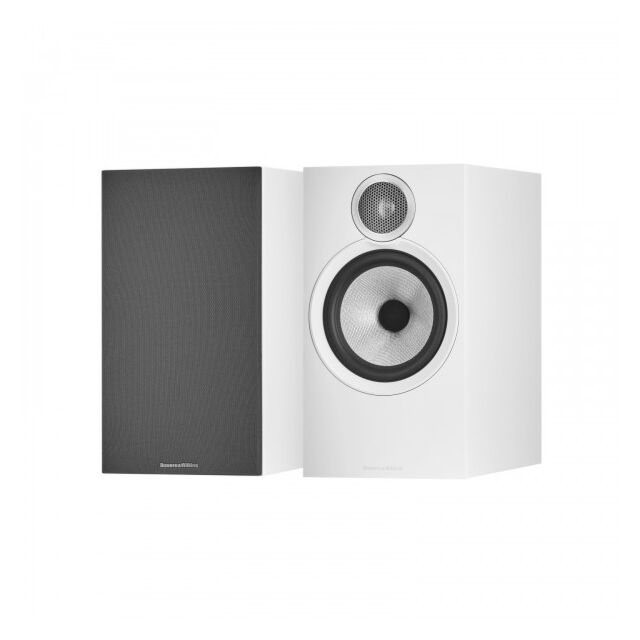 Bowers + Wilkins 606 S3 Stand-mount Speakers Pair White 