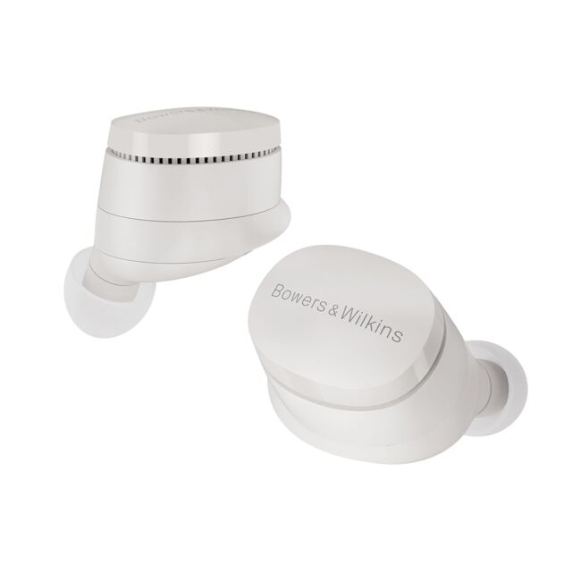 Bowers & Wilkins Pi6 True Wireless Noise Cancelling Earbuds with Bluetooth aptX, 24-bit Wireless Connection and 6 Built-in Microphones Cloud Grey