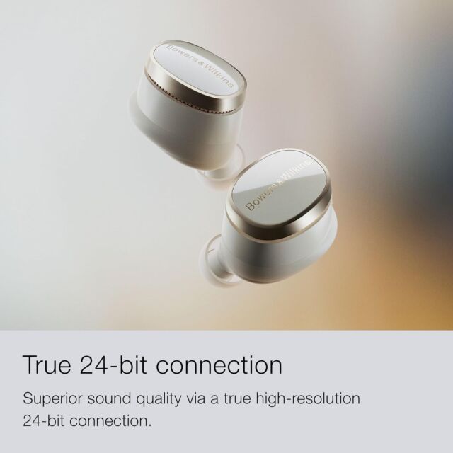 Bowers & Wilkins Pi8 Anthracite Black – High-Fidelity True Wireless Earbuds with aptX, 24-Bit Audio, and Advanced Noise Cancellation