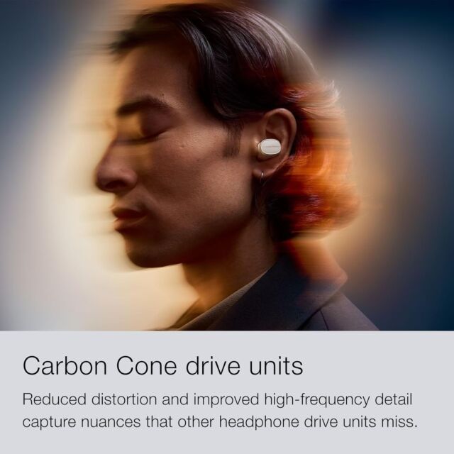 Bowers & Wilkins Pi8  Dove White – High-Fidelity True Wireless Earbuds with aptX, 24-Bit Audio, and Advanced Noise Cancellation