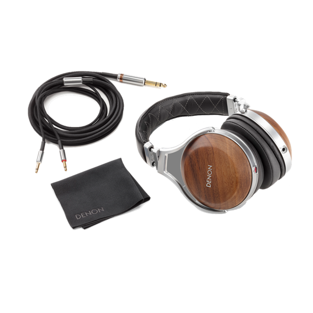 Denon AHD7200EM Headphones Over Ear Wired Walnut