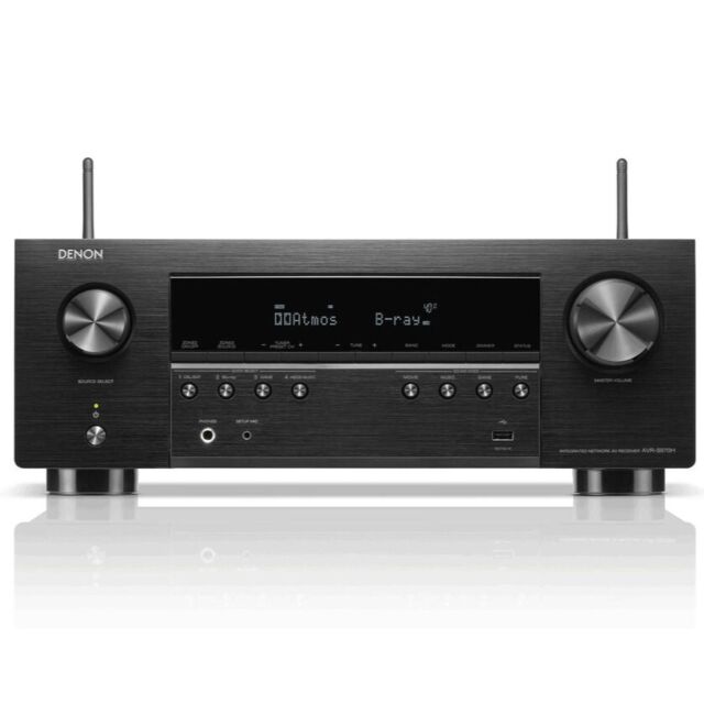 Denon AVRS970H AV Receiver with Wharfedale DX3 HCP 7.1 Speaker Package in Walnut Create a cinematic experience