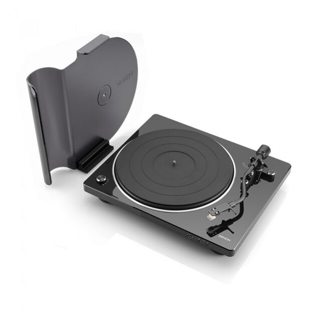 Denon DP-450USB Semi-Automatic USB Turntable with Phono EQ in Black