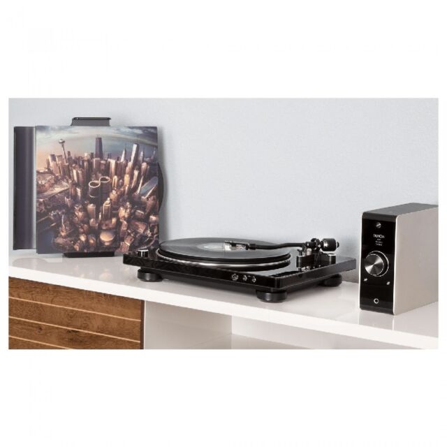 Denon DP-450USB Semi-Automatic USB Turntable with Phono EQ in Black