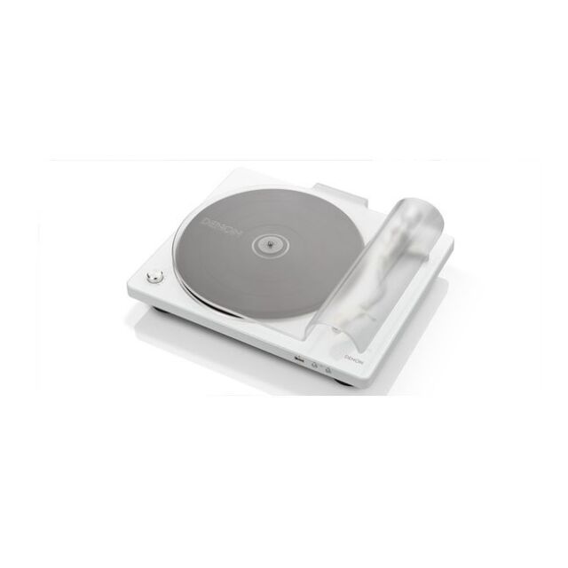 Denon DP450USB Hi-Fi Turntable with S-Shape Tonearm and USB in White